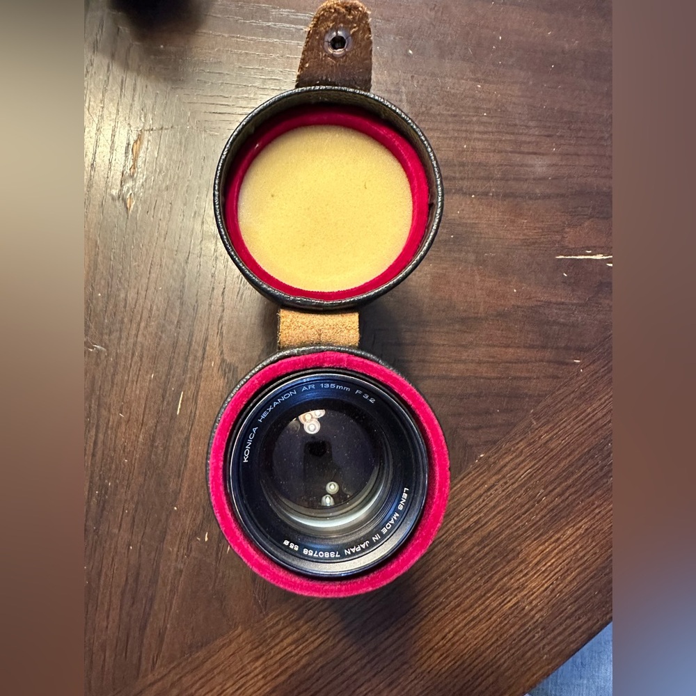 Konica AR-mount 135mm Focal f/3.2 Camera Lens 7380758